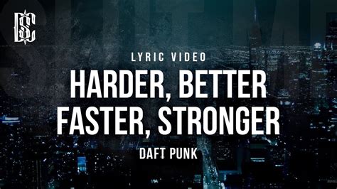 daft punk harder better lyrics